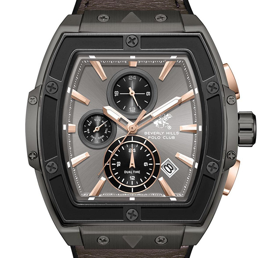 Часы Beverly Hills Polo Club BP3841X.062 — кварцевые, сталь металл