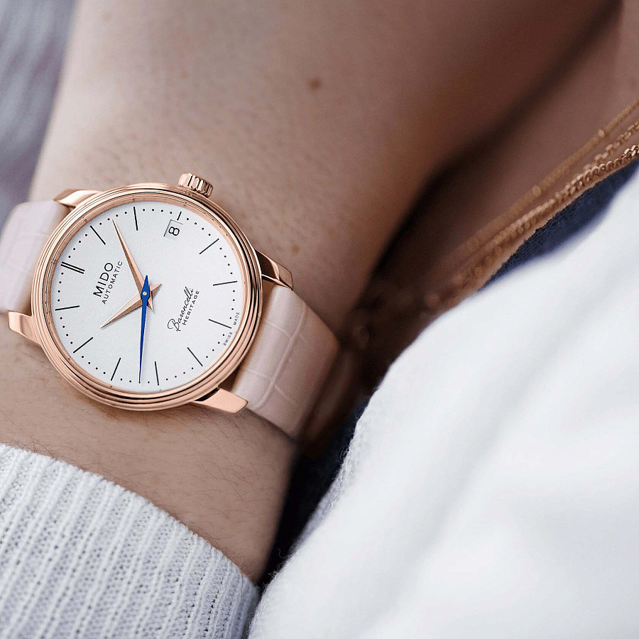 Часы Mido Baroncelli Heritage Lady M027.207.36.010.00 — артикул M0272073601000