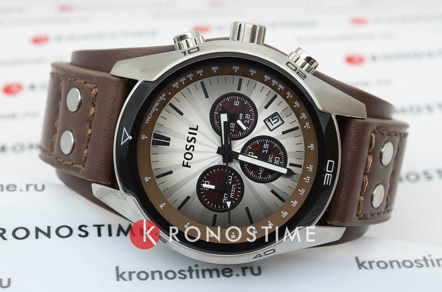 Часы Fossil Carlie CH2565 — серебристый, кварцевые