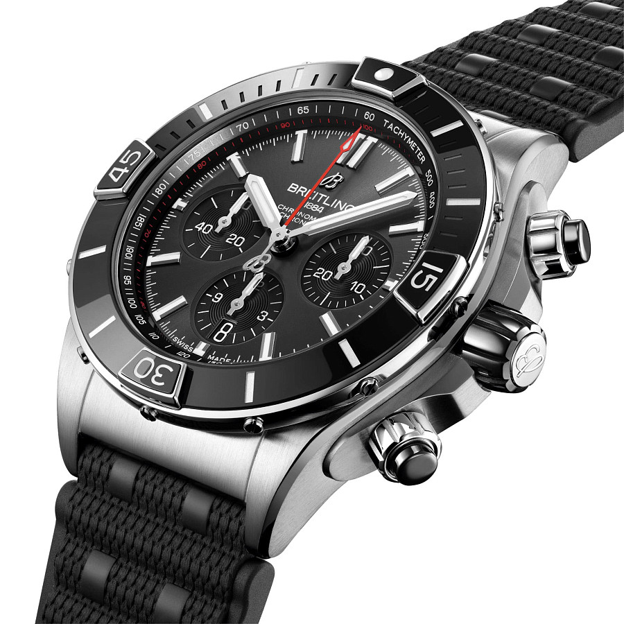 Часы Breitling Super Chronomat B01 44 AB0136251B2S1 — механические, сталь металл
