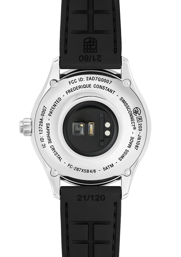 Часы Frederique Constant Smartwatch Gents Vitality FC-287S5B6 — металл сталь, Швейцария