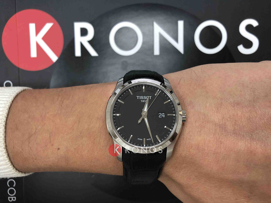 Часы Tissot Couturier T035.410.16.051.00 — кварцевые, Швейцария, мужские