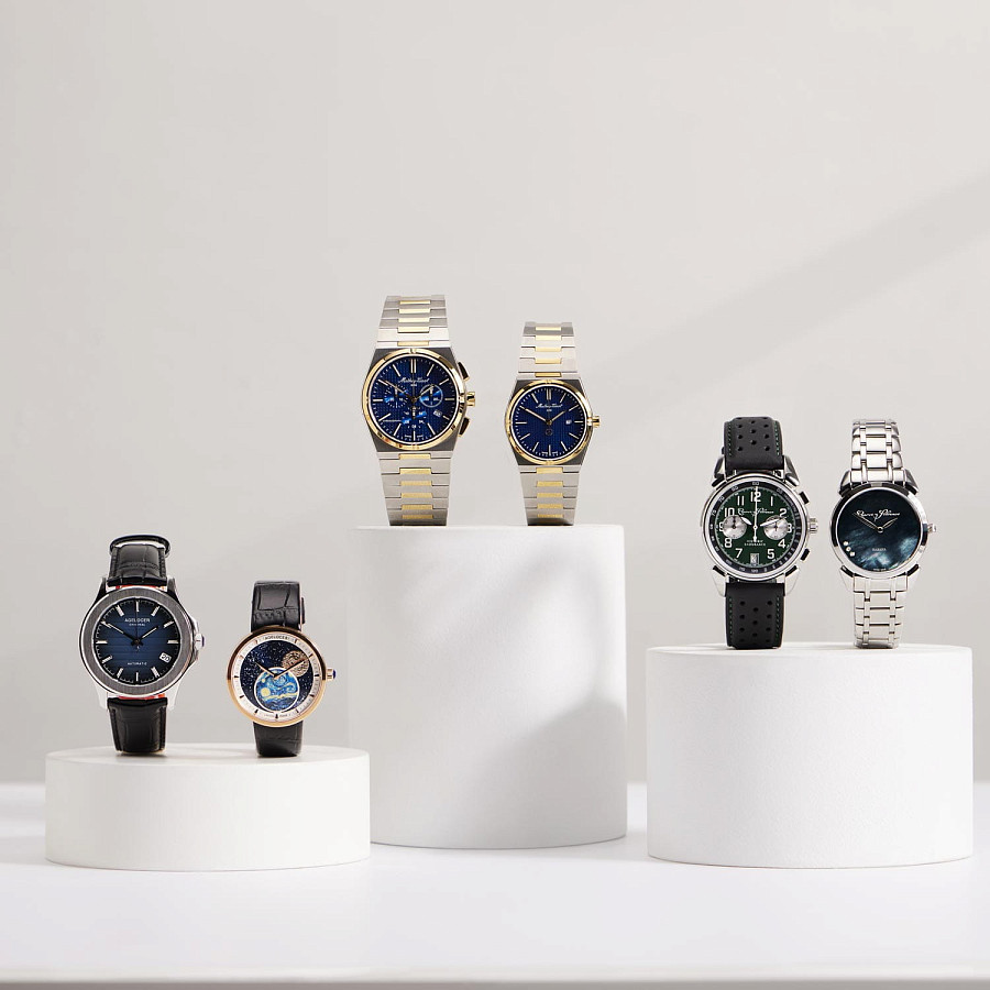 Часы Mathey-Tissot Zoltan H117CHBBU — кварцевые, сталь металл