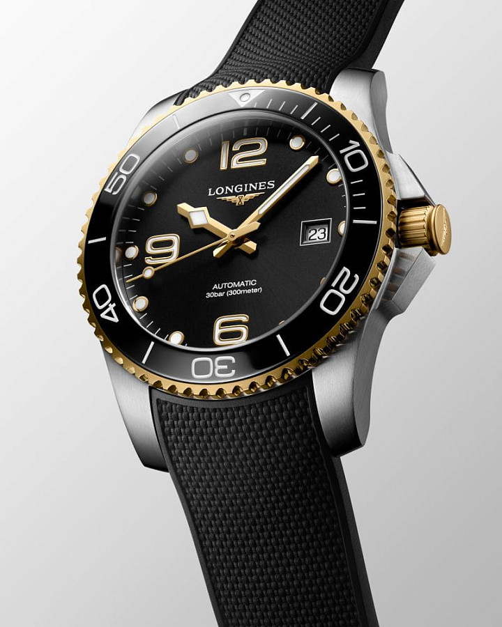 Часы Longines HydroConquest L3.781.3.56.9 — каучук, мужские