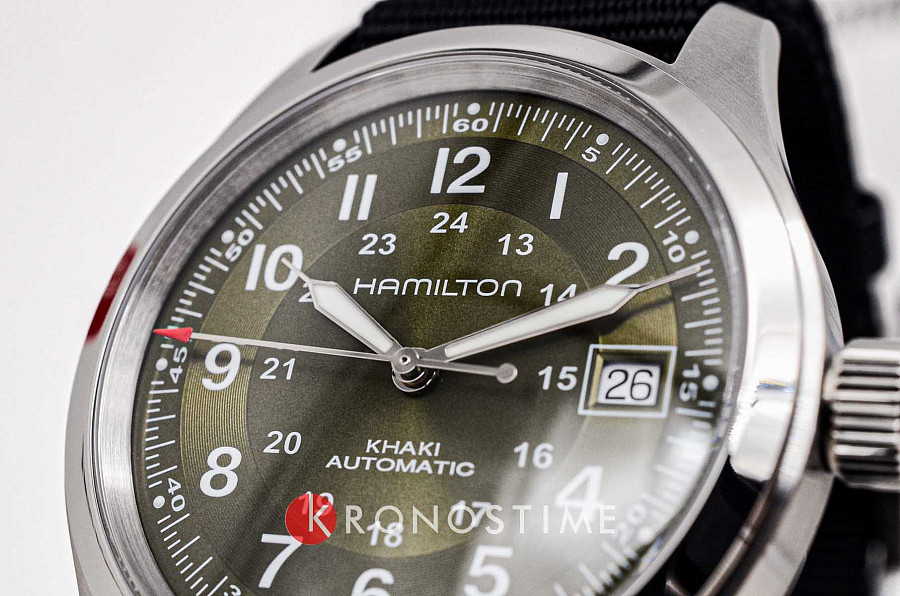 Часы Hamilton Khaki Field Auto 38mm H70455960 — Швейцария, механические
