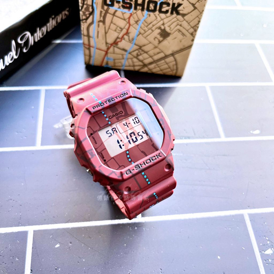 Часы Casio G-Shock DW-5600SBY-4DR (DW-5600SBY-4) — красный, пластик