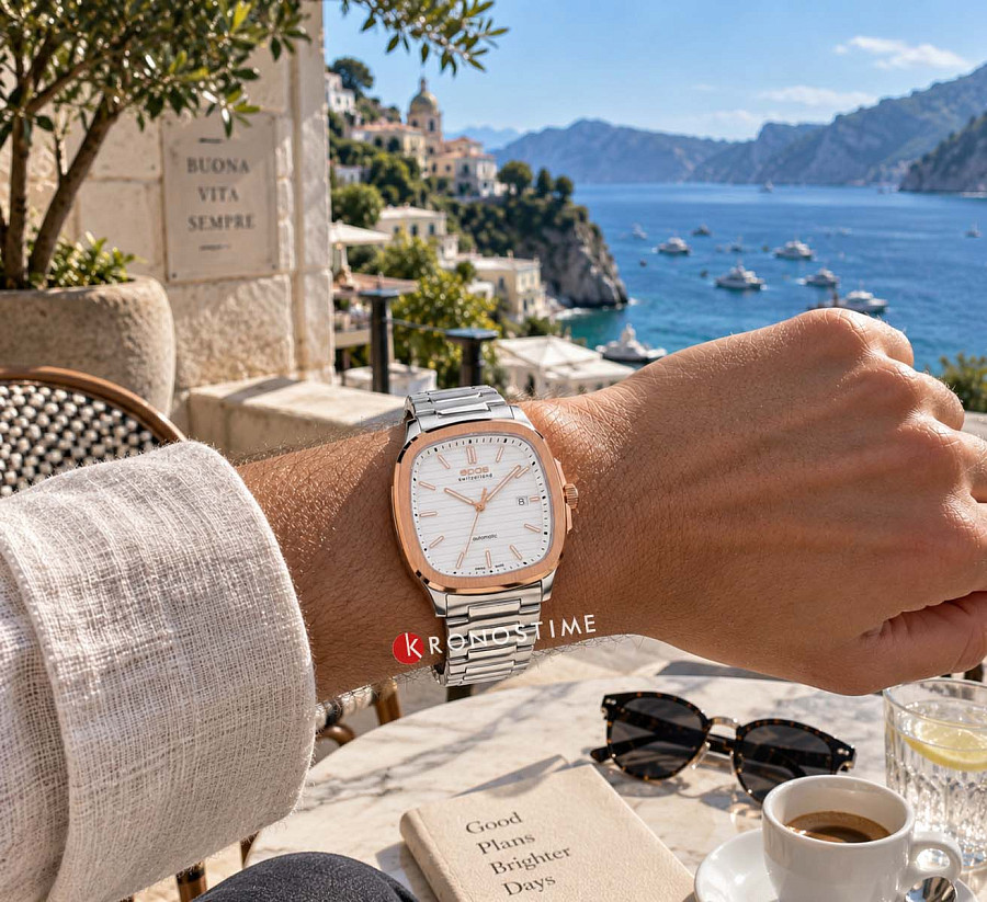 Часы Epos Timeless 3511.152.34.10.30 — механические, сталь металл
