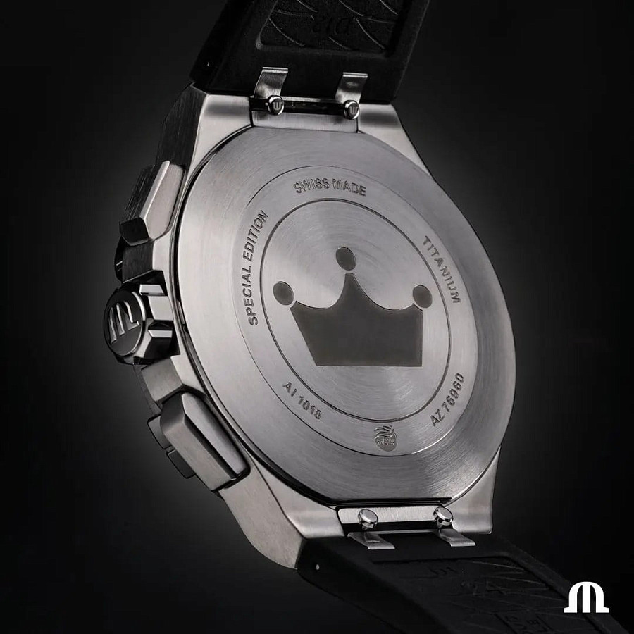 Часы Maurice Lacroix Aikon Quartz Chronograph Special Edition KOTC TItanium AI1018-TT030-130-K — титан, Швейцария