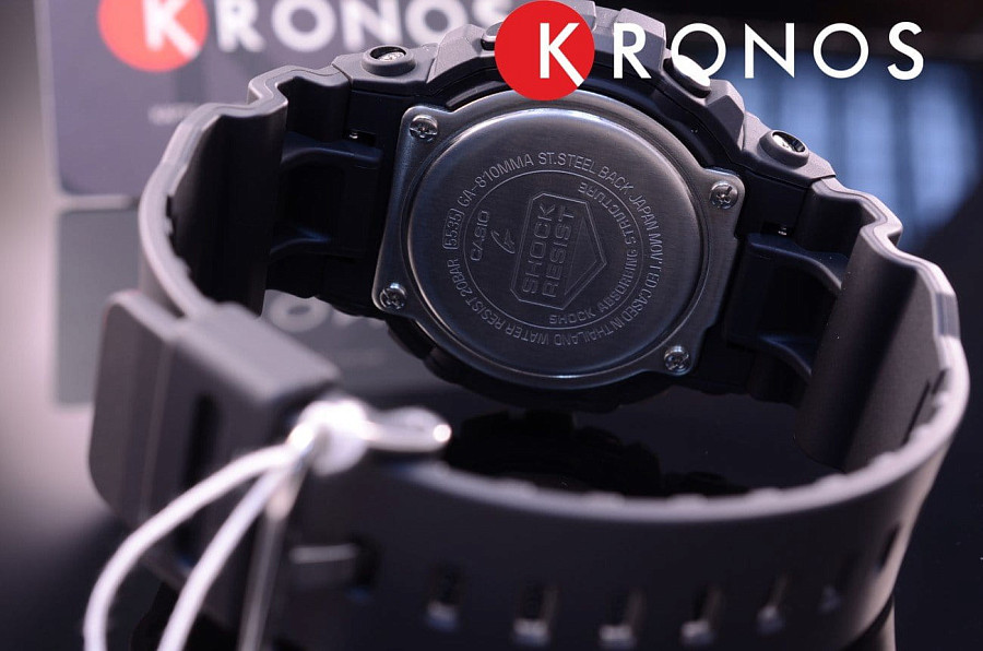 Часы Casio G-Shock GA-810MMA-1A — серый, пластик