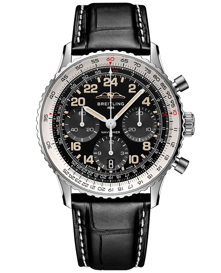 Часы Breitling Navitimer B02 Chronograph 41 Cosmonaute PB02301A1B1P1 — мужские, черный