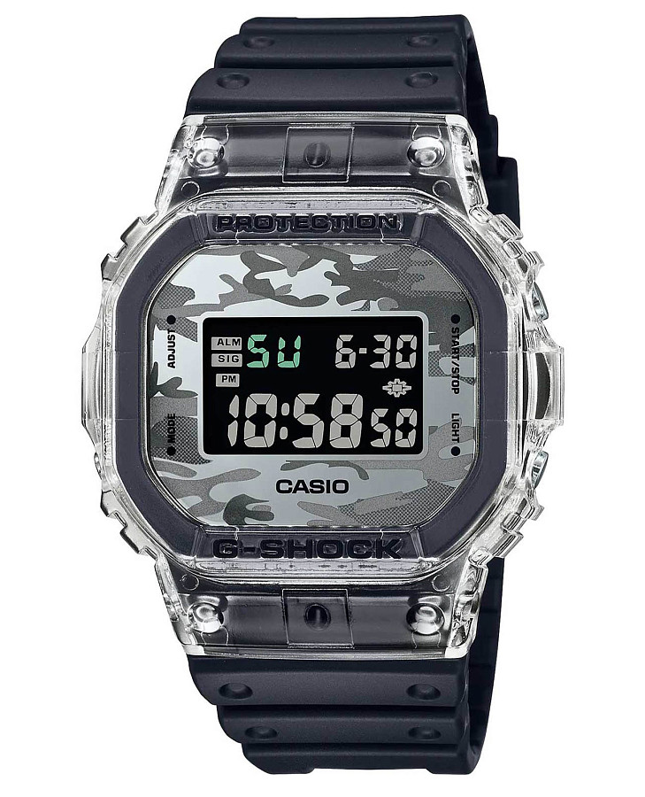 Часы Casio G-Shock DW-5600SKC-1E — мужские, черный