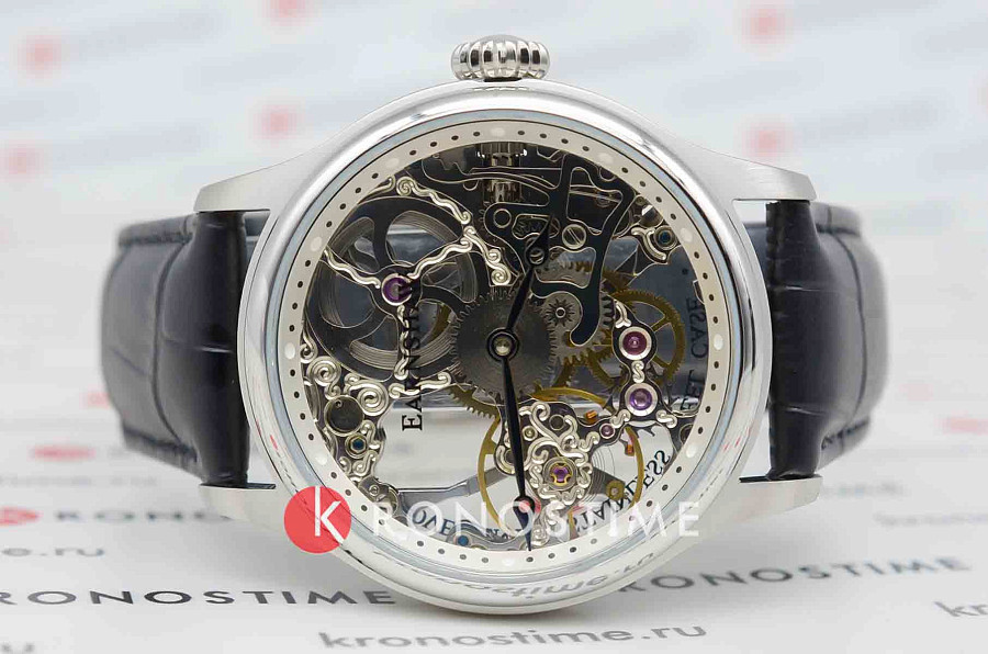 Часы Earnshaw Bauer ES-8049-01 — механические, сталь металл