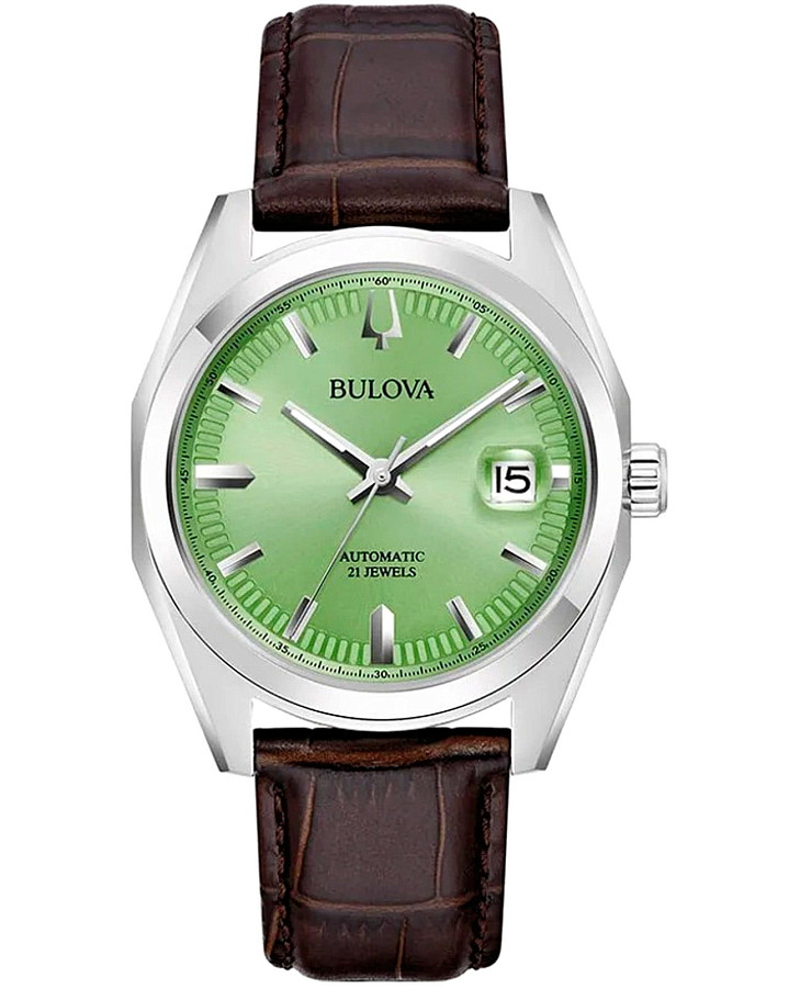Часы Bulova Surveyor 96B427 — мужские, зеленый