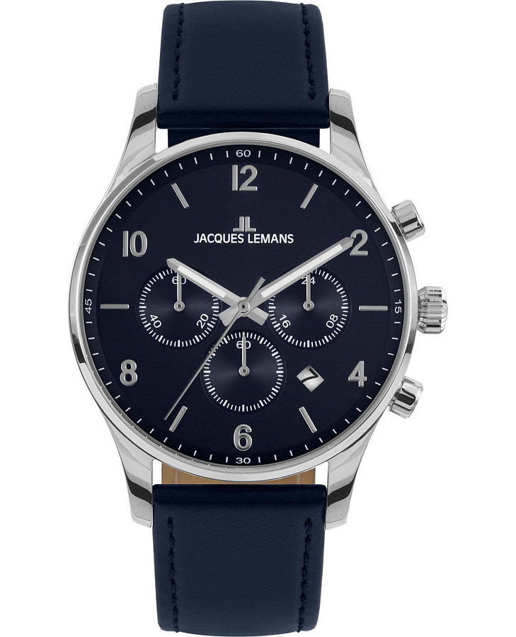 Часы Jacques Lemans Classic 1-2126C — мужские, синий