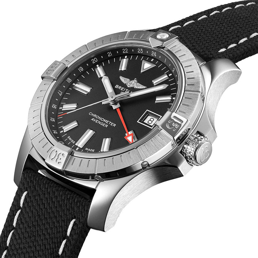 Часы Breitling Avenger Automatic GMT 43 A32397101B1X1 — механические, металл сталь