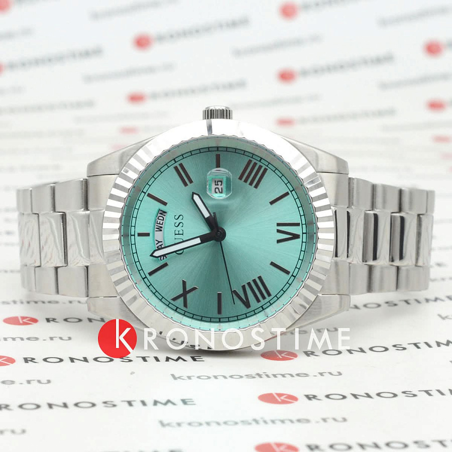Часы Guess GW0265G11 — кварцевые, сталь металл