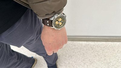 Фото покупателя: Швейцарские наручные часы Hamilton Khaki X-Wind GMT Chrono Quartz H77932560 с хронографом