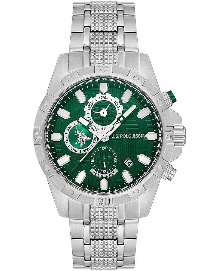 Часы U.S. Polo Assn. Crossing USPA1077-04 — мужские, зеленый