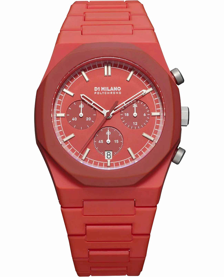 Часы D1 Milano Polychrono PHBJ05 — мужские, красный
