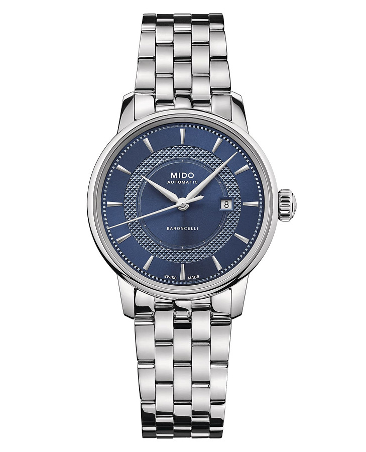 Часы Mido Baroncelli Signature M037.207.11.041.01 — женские, синий