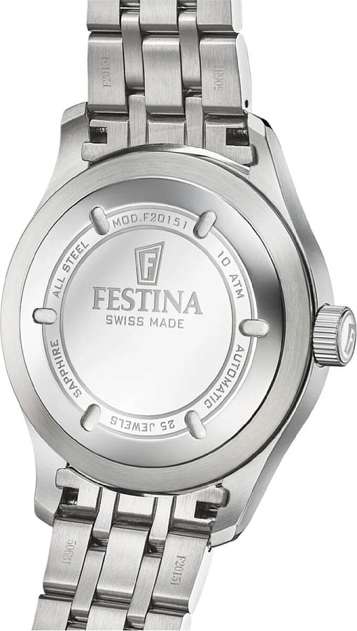 Часы Festina Swiss Made F20151/B — металл сталь, Испания