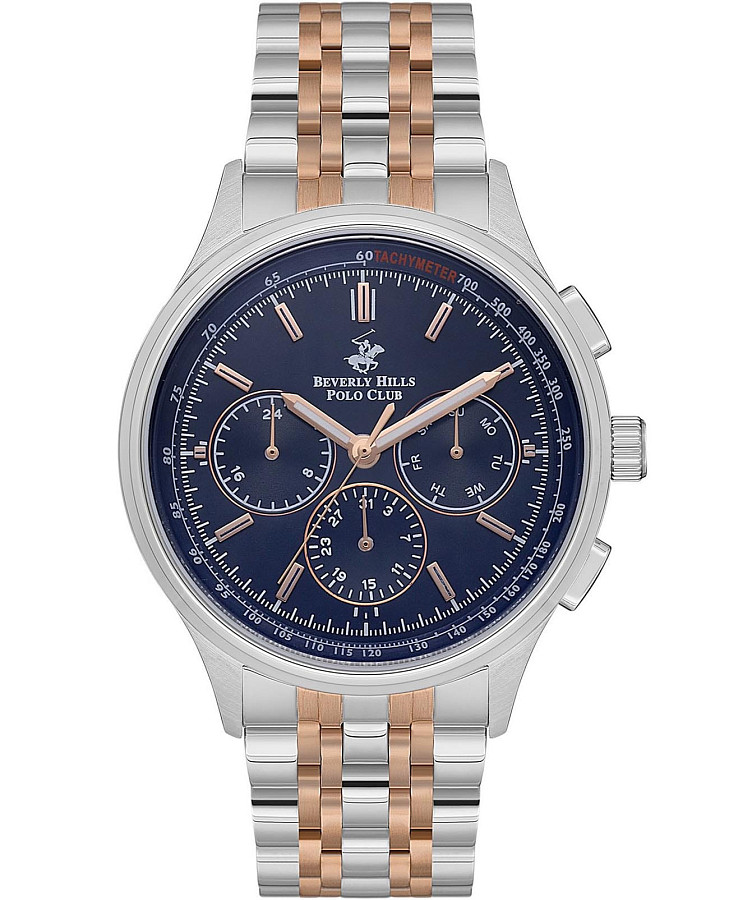 Часы Beverly Hills Polo Club BP3556X.590 — мужские, синий