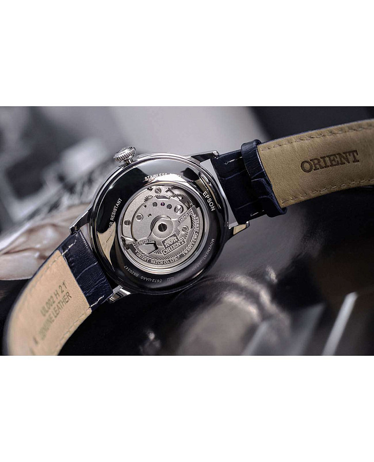 Часы Orient Classic Automatic RA-AG0005L (RN-AG0005L) — синий, металл сталь