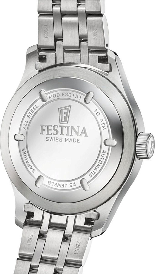 Часы Festina Swiss Made F20151/A — металл сталь, Испания