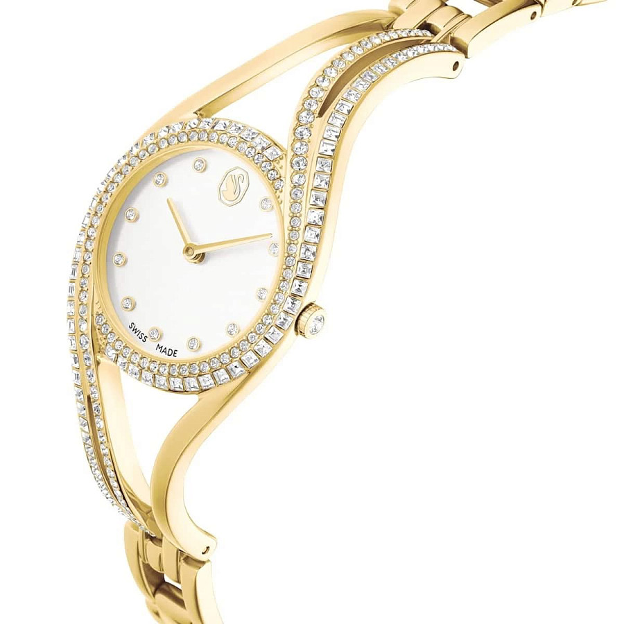 Часы Swarovski Hyperbola 5754534 — кварцевые, металл сталь