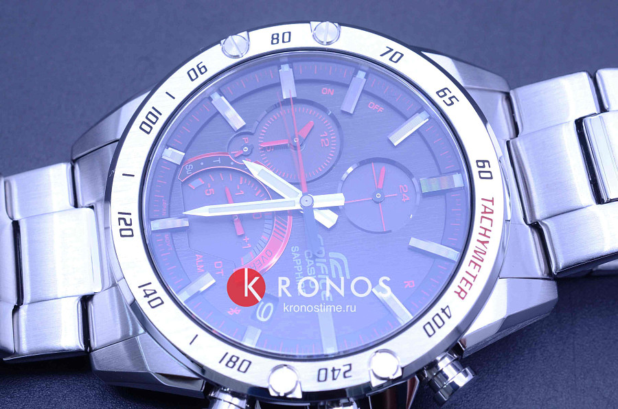 Часы Casio Edifice EQB-1000XD-1A — мужские, кварцевые