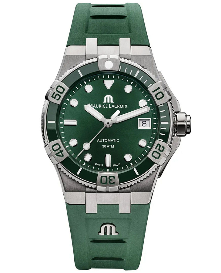 Часы Maurice Lacroix Aikon Venturer AI6057-SSL50-630-5 — мужские, зеленый