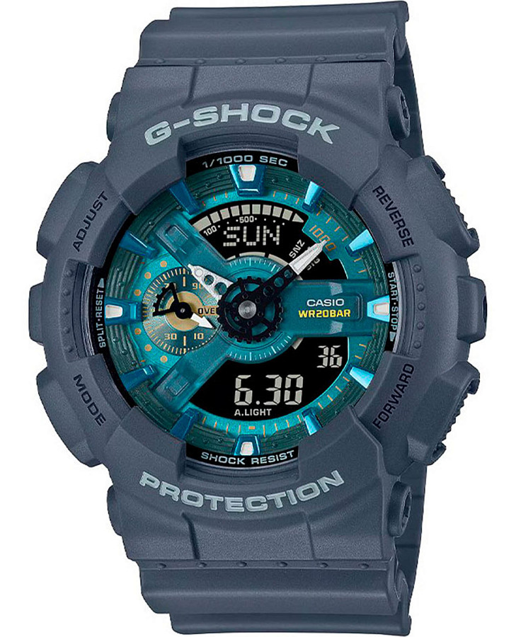 Часы Casio G-Shock GA-110AS-2A — мужские, синий
