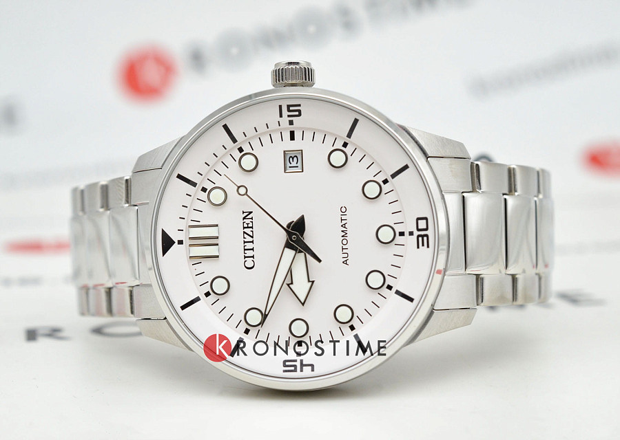 Часы Citizen Automatic NJ0191-83A — механические, сталь металл