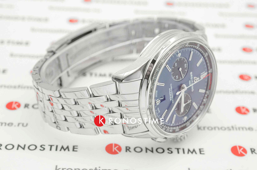 Часы Breitling Premier B01 Chronograph 42 AB0118221C1A1 — мужские, нержавеющая сталь