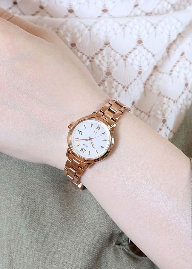 Часы Orient iO RA-WG0419S — женские, нержавеющая сталь с pvd-покрытием