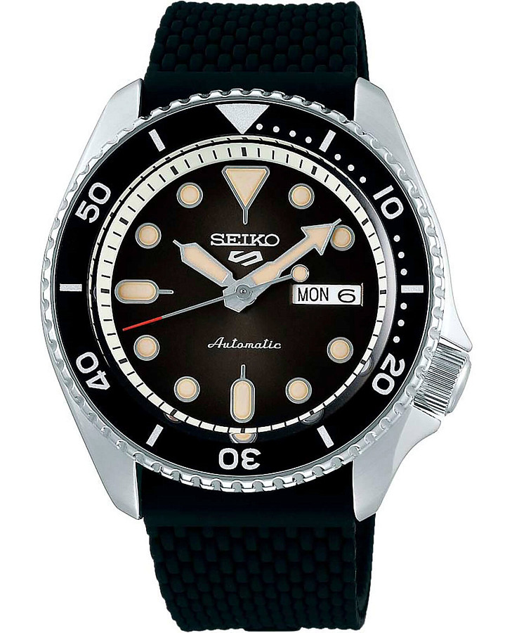 Часы Seiko 5 Sports SRPD73K2 — мужские, черный