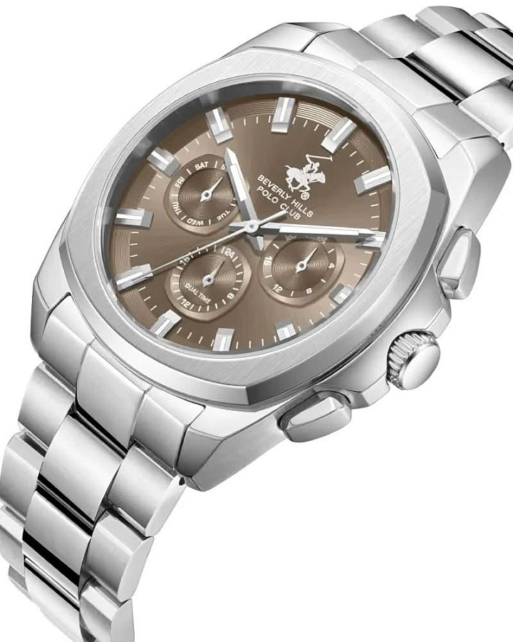 Часы Beverly Hills Polo Club BP3907X.360 — кварцевые, сталь металл