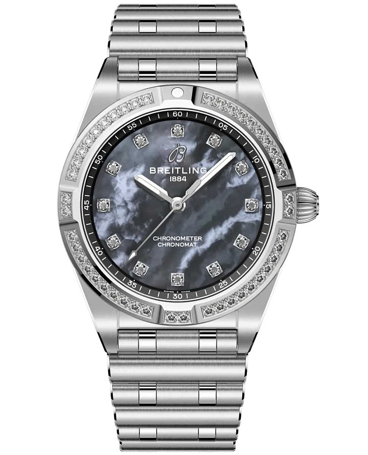 Часы Breitling Chronomat 28 A72310531G1A1 — женские, перламутровый
