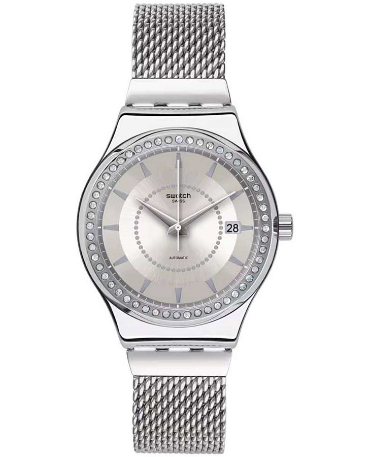 Часы Swatch Irony Sistem51 YIS406GA — женские, серебристый