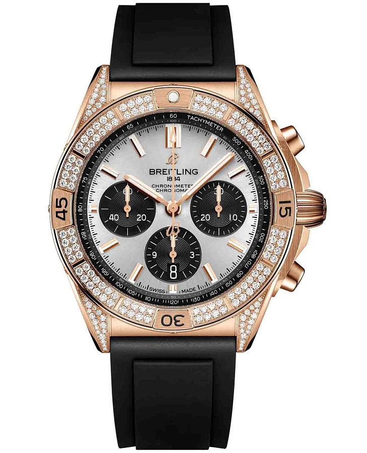 Часы Breitling Chronomat B01 42 mm RB0134721G1S1 — мужские, серебристый