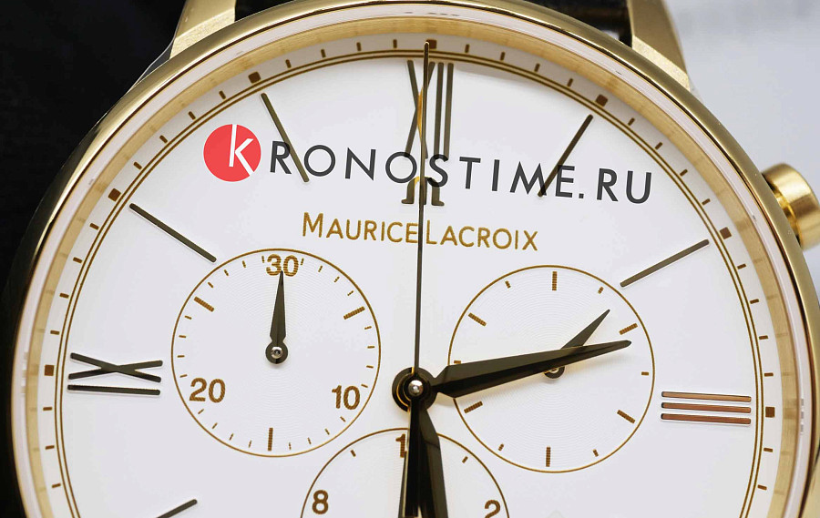 Часы Maurice Lacroix Eliros Chronograph EL1098-PVY01-110-2 — кожаный, мужские