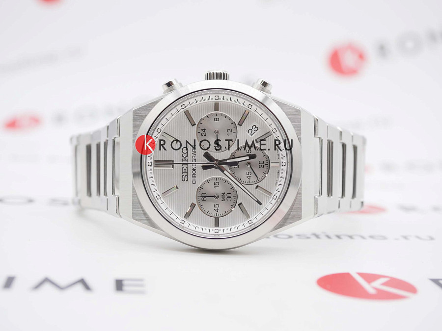 Часы Seiko Discover More SSB451P1 — кварцевые, металл сталь