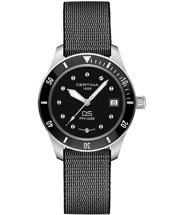 Часы Certina DS PH100M Lady C044.210.18.051.00 — женские, черный