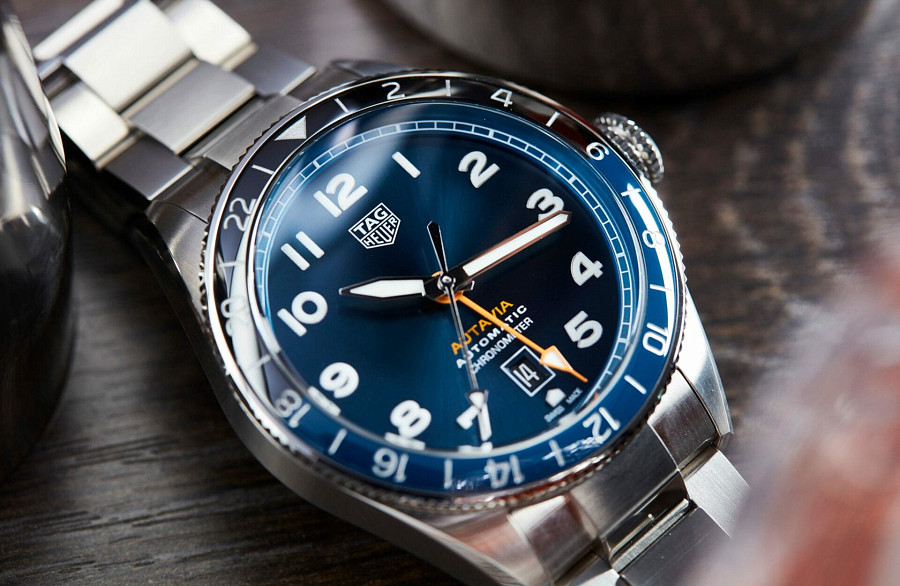 Часы TAG Heuer Autavia WBE511A.BA0650 — синий, сталь металл