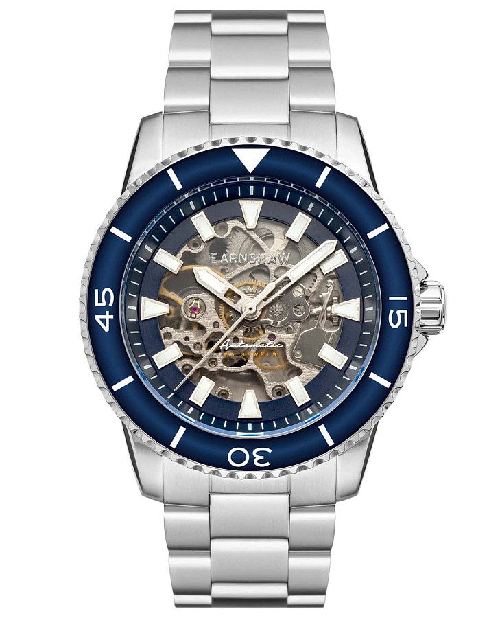 Часы Earnshaw Wallis ES-8227-33 — мужские, синий