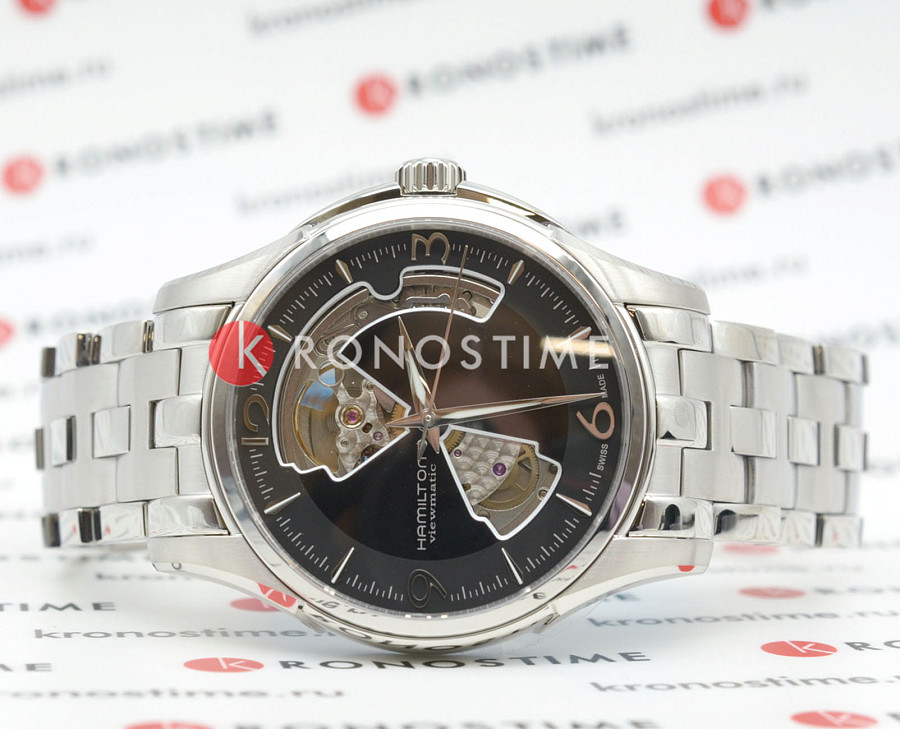 Часы Hamilton Jazzmaster Open Heart Auto H32565135 — механические, сталь