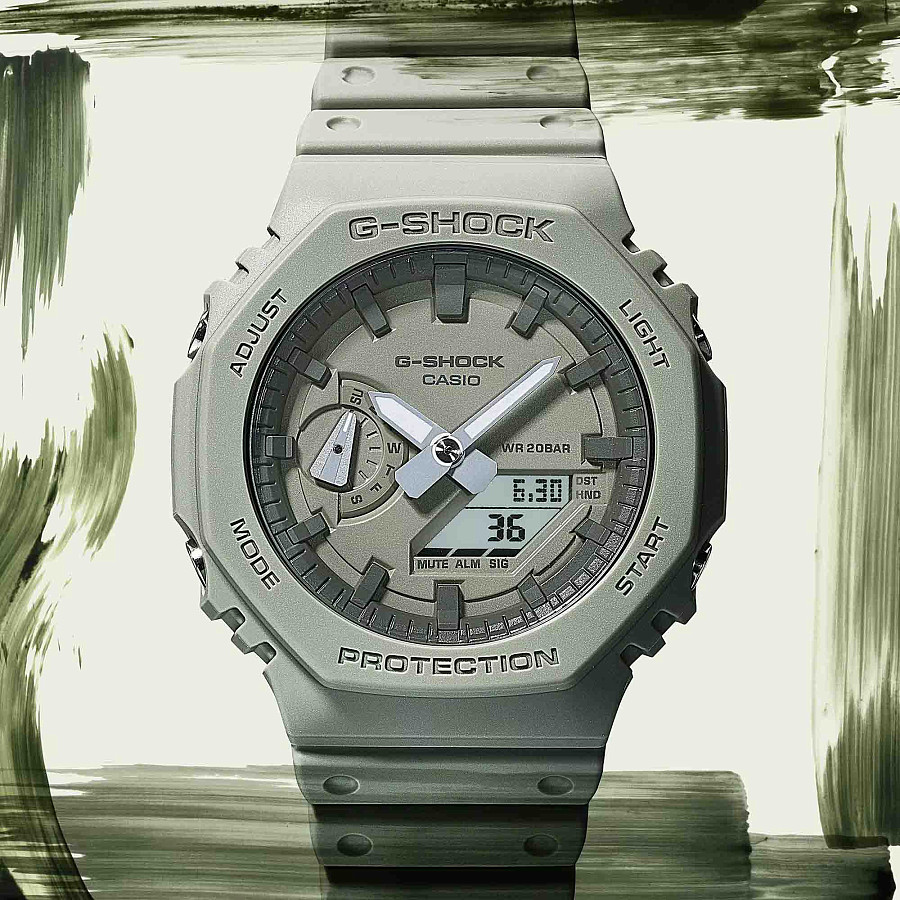 Часы Casio G-Shock GA-2100NC-3A — артикул GA-2100NC-3A