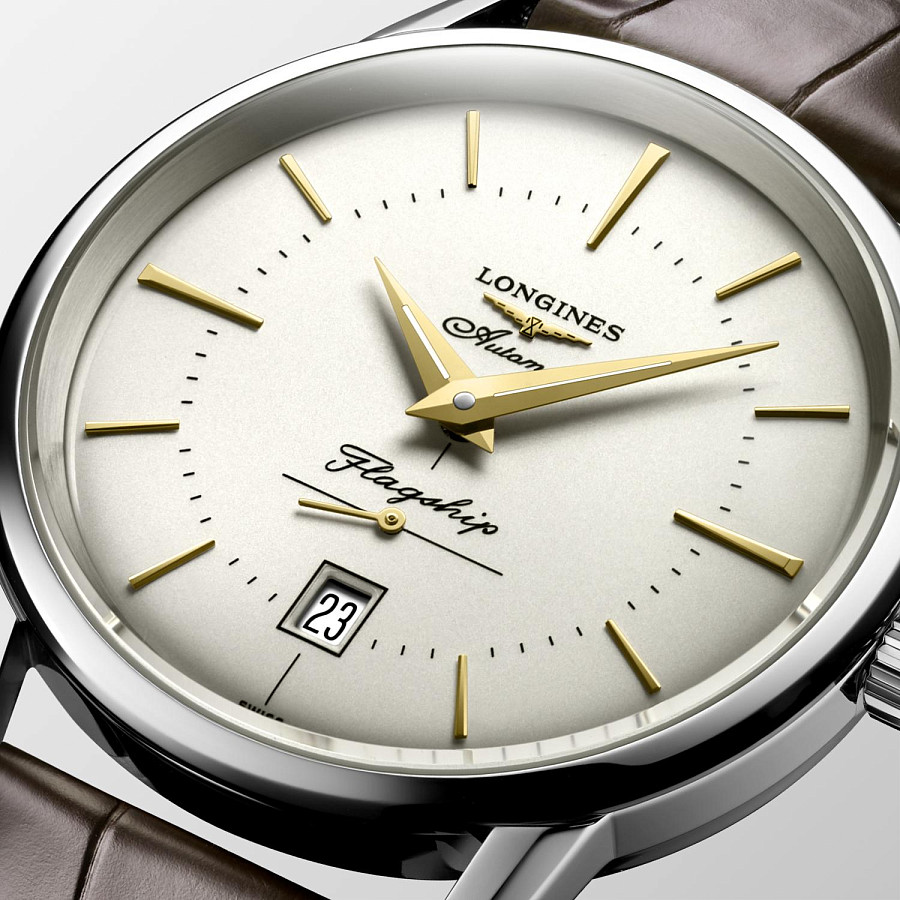 Часы Longines Heritage L4.795.4.78.2 — кожаный, мужские