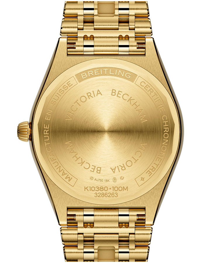 Часы Breitling Chronomat Automatic 36 Victoria Beckham K103801A1A1K1 — 18-каратное желтое золото, женские