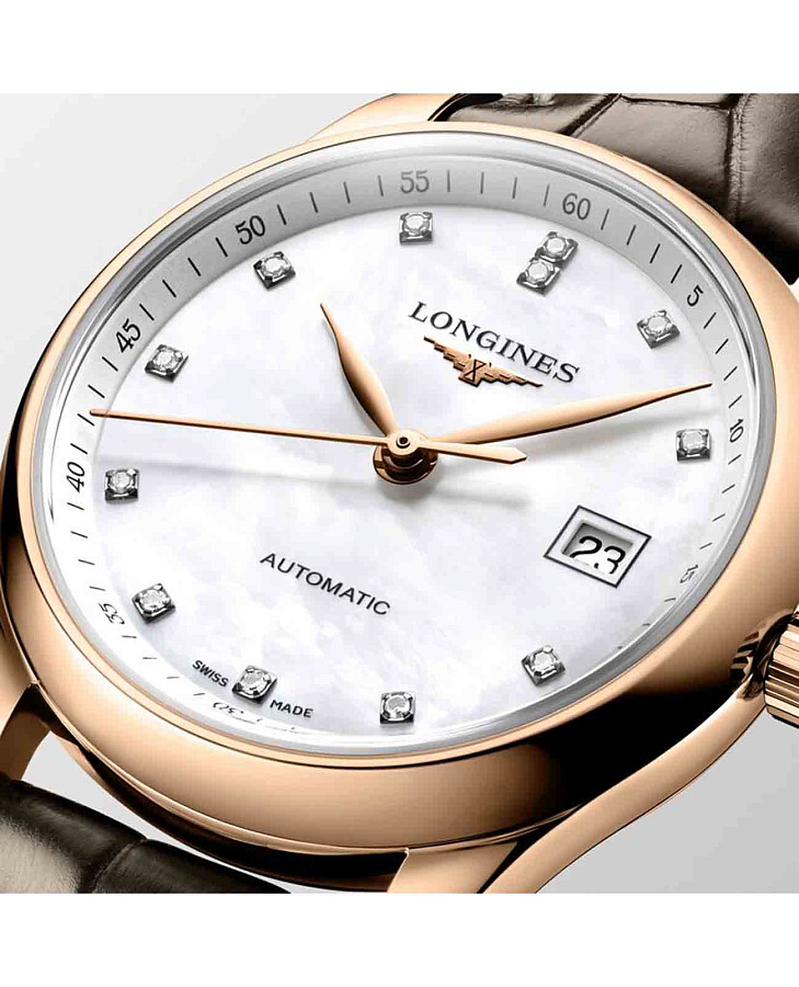 Часы Longines Master L2.257.8.87.3 — механические, золото металл